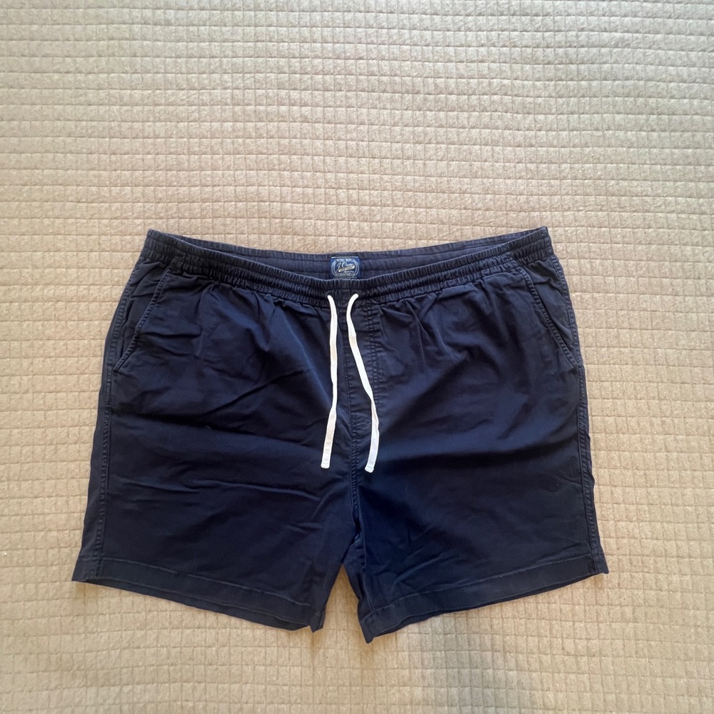 J. Crew Charcoal Black Drawstring Shorts